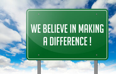 We Believe in Making a Difference. Sign Carol Ring Corporate Culture Speaker